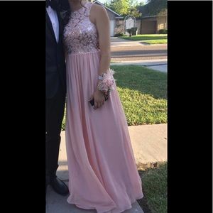 BADGLEY MISCHKA Beautiful Pink Prom Dress